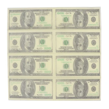 Vysoko Kvalitné 10 Ks/Set Creative Zábavné 100 Dolárov Peniaze Tlačené Papierové Obrúsky Hrubé Wc Hodvábny Papier Stranou Dodávky