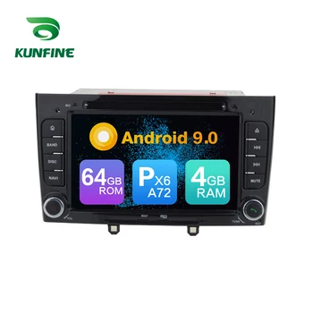 Android 9.0 Core PX6 A72 Ram 4G Rom 64 G Auto DVD GPS Multimediálny Prehrávač Car Stereo Pre Peugeot 308 2011 2012 2013 rádio headunit
