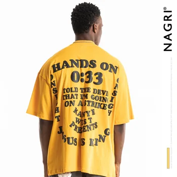 Ježiš je Kráľ Kanye West Ruky Na Tlačené Ženy Muži Bežné tričká tees Hiphop Streetwear Mužov Bavlnené tričko