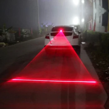 12V Anti-Kolízie Safety Car Chvost Zadné Laser Hmly Svetelný Signál Varovanie Lampa Auto a Motocykel Laser Hmlové Svetlo