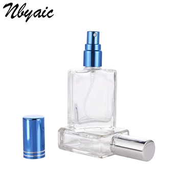 Nbyaic 50pcs parfum fľašu 15ml prenosné high-end vzorky farebné sklo, prázdne fľaše high-end malé spreji parfum fľašu