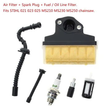 Vzduchový Filter Spark Plug Palivo/Olej Linky Filter pre STIHOL 021 023 025 MS210 MS230 MS250 motorovou Pílou