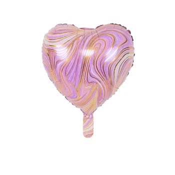 18 Palcov Multicolor Achát Star Srdce Fóliové Balóniky Narodeniny, Svadobné Dekorácie, Hliníkové Balón Hélium Globos Strana Dodávky