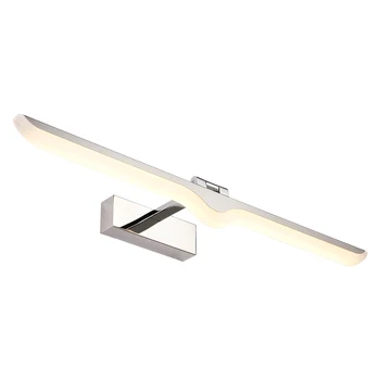 Moderné Nerezové LED predné zrkadlo svetlo kúpeľňa make-up nástenné svietidlá led márnosť wc nástenné sconces osvetlenie zariadenie