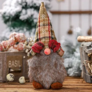 TVOJ-švédske Vianočné Santa Gnome Figúrka Ornament Festival Darček Nordic Elf Bábika Vianočný Strom Visí Ozdoby Festival Domova