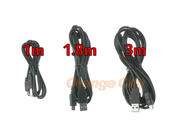 ChengChengDianWan 5 ks/lot 1 m 1,8 m 3 m radič USB Nabíjací kábel Kábel pre PS3, playstation 3 Radič PDA, MP3