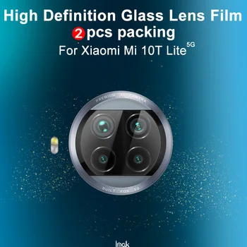 Imak 2ks Nosenie-odolný Fotoaparát Ochranné Objektív Film pre Xiao Mi 10 TON Lite 5G Tvrdeného Skla Film