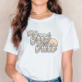 T-košele pre Ženy Tlač Lady, banány, Ananás, Akvarel Pláži Trend 90. rokov Módne Dámske Dámske Grafické T Top Shirt Ženský Čaj T-Shirt