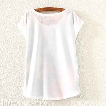 Móda Lebky Nevesta vzor t-shirt ženy digitálna tlač top tees módne letné tee dievčatá krátky rukáv blusas zľava