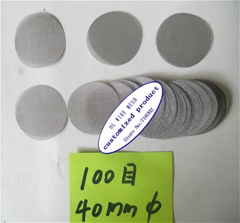 R=40 mm filter disky/filter mesh (100 oka/200 oka/300 oka ) 20 ks/veľa (80/120/150/325 oka môže upraviť)