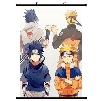 1pc Anime Naruto Stene Plagát Plátno Prejdite Maľovanie na Stenu, Tlač Plagátov Domova