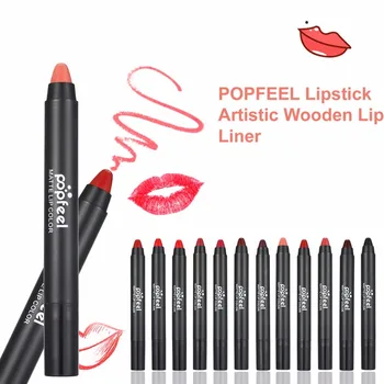 POPFEEL 1pc Nepremokavé Long-lasting Lip Liner make-up Pier Ceruzkou Strany Očarujúce Kozmetické Profesionálne Príslušenstvo pre Ženy, nový