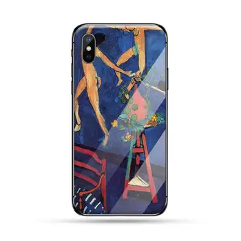 Henri Matisse Maliarske Umenie funda coque kryt Telefónu Prípade Tvrdeného skla Pre iphone 5C 6 6 7 8 plus X XS XR 11 PRO MAX