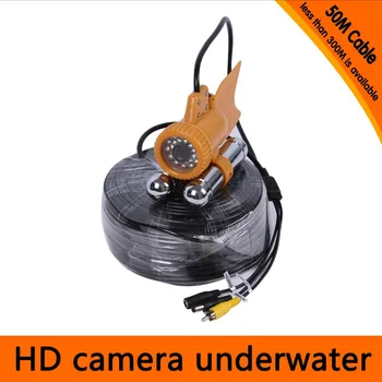 Podmorský Rybolov Fotoaparát Kit s 50Meters Hĺbka Dual Viesť Bar Fotoaparát & 7Inch Farieb TFT Monitor & Hliníkové Prípade