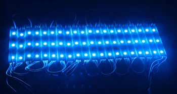 DHL Zadarmo doprava LED RGB modul svetlo SMD 5050 IP 65 vodotesný LED moduly prihlásiť písmená LED zadné svetlo 3 led 0.72 W 42lm DC 12V