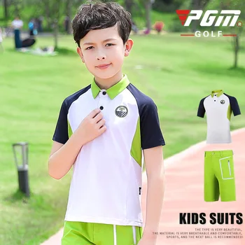 2019 PGM Lete Golfové Oblečenie detské Golfové Oblečenie detské Oblečenie Krátke Rukáv Top