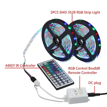 Dekorácie Lampa RGB LED Pásy USB LED TV Nepremokavé Pás Svetla Páska Flexibilné LED Svetlo Pásky 5V Zaujatosti Osvetlenie