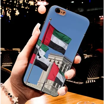 MaiYaCa Spojené Arabské Emiráty vlajky Tlač Kreslenie telefón Kryt puzdro pre iPhone 8 7 6 6 Plus X 5S 12pro SE, 11pro, max prípade Coque