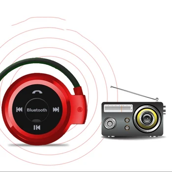 Bluetooth Slúchadlá Bezdrôtové Stereo Headset Podpora TF Karty, FM Rádio pre Smartphone, Tablet, Notebook