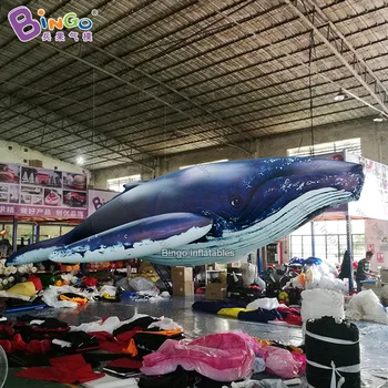 Personalizované 20 stôp vonku pvc obrovská veľryba nafukovacie / vzduch zapečatené nafukovacie obrie modrá veľryba /6m dlhé veľryba nafukovacie hračky