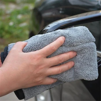 Praktické Mikrovlákna Umývanie Auta Uterák Umývanie Hrubé Čistenie Silná Absorpcia Vody Domácnosti Príslušenstvo Na Čistenie Automobilov