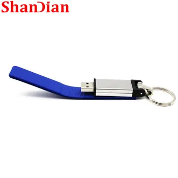 SHANDIAN podpora kožené Flash Pamäťovú Kartu Memory stick USB2.0 32 gb, 16 gb 8 gb 4 gb creativo Módne Svadobné fotografie darček