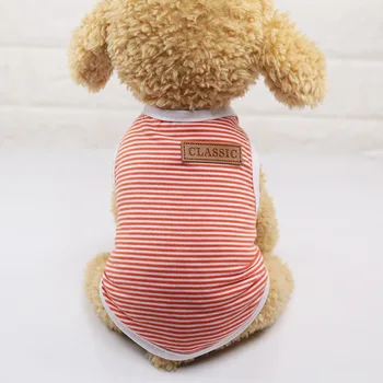 Priedušná Psa Vesta Jar Leto Pet Oblečenie Thicking Tričko Oblečenie pre Malých Psov Teddy Yokie Pet Products Drop Shipping