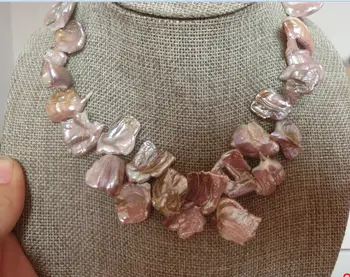 Nové očarujúce ohromujúci prírodné juhu more, levandule perlový náhrdelník 18-palcové náušnice nastaviť