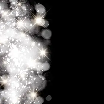Opona Trblietavé Hviezdy Strieborného Abstraktné Vianočné Oslavy Dekorácie Klasický Štýl Kresby Čierna Biela