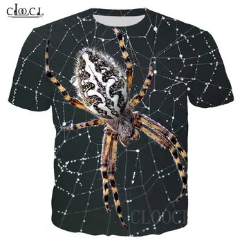 Najnovšie Spider St T-košele Mens Ženy Krátky Rukáv Fashion Bežné Nadrozmerné T Shirt Spider 3D Tlač Letné Športové Tričko Pulóver
