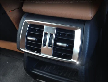 Yimaautotrims lakťová opierka Zadné Okno klimatizácia AC Otvor Kryt Zásuvky Výbava vhodné Na BMW X3 F25 2011 - / X4 F26 2013 - 2016 ABS