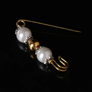NOVÉ 4pcs Zmiešať Pearl Brošňa Ženy Muži Šperky Vintage Corsage Darček Kolíky Zlatá Výzdoba