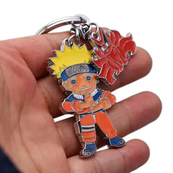 Japonsko, Anime Naruto A Víla Chvost Keychains Pre Mužov Gotický Punk), Star Nádrž Kolo Krúžok Na Dieťa Darčeky Auto Unisex Taška Šperky 2021