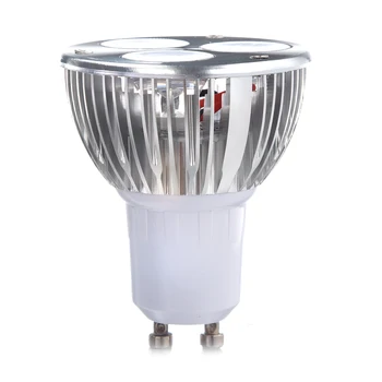 GU10 3W 3 LED high power mieste svetla, žiarovky lampy svetlo DC 12V Hliníkové Teplá Biela