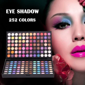 252 Farba Eyeshadow Palety Očných Tieňov make-up Okno make-up Umelec Studio Školy Základné Nástroje @ME88