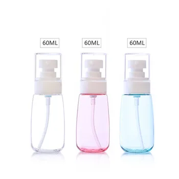 1pc 60ml Plast Sprej Fľašiach Vhodné vykonávať Parfum Fľašu Vody Spreji Parfum Kozmetické Kontajnerov