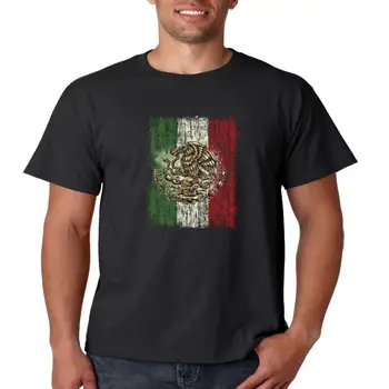 Mexiko Pride Hranice Futbal Eagle Núdzi Mexickej Flag T-Shirt. Letné Bavlna Krátky Rukáv O-Krku Mens T Tričko je Nové S-3XL