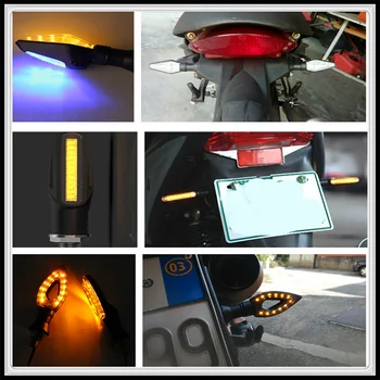 Pre HONDA CBR1100XX BLACKBIRD ST1300 ST1300A VFR800 CBR125R Motocykel viedol Zase Signálu, Svetelný Indikátor Lampa