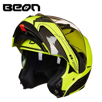 2019 Nové B700 Flip up fce motocyklové prilby dvojité objektív undrap tvár, motorky prilby vyrobené z ABS PC clonu objektívu veľkosť M L XL