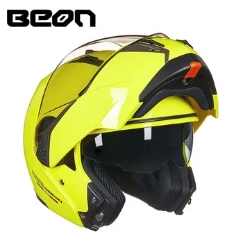 2019 Nové B700 Flip up fce motocyklové prilby dvojité objektív undrap tvár, motorky prilby vyrobené z ABS PC clonu objektívu veľkosť M L XL