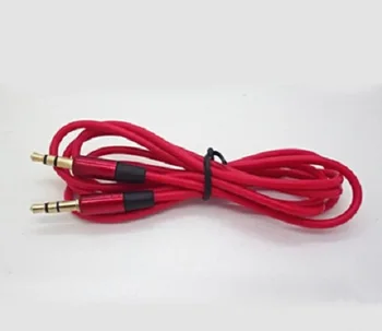 NOVÉ 1PC Elektrické pripojenie kábel 3,5 mm rozhranie dvojité muž kábel pozlátené hlavu