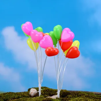 Roztomilý Micro Krajiny Dekorácie Mini Balón Streľba Rekvizity Rozprávková Záhrada Balón Dekor Domov Childres Miestnosti Dekorácie Ornament