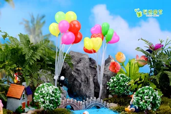 Roztomilý Micro Krajiny Dekorácie Mini Balón Streľba Rekvizity Rozprávková Záhrada Balón Dekor Domov Childres Miestnosti Dekorácie Ornament