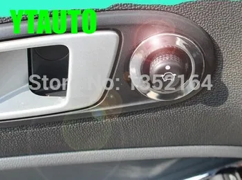 Auto spätné zrkadlo prepnúť tlačidlo krúžok interiéru čalúnenie pre Ecosport 2013,ABS chrome,auto styling