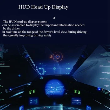 Auto Head Up Displej HUD pre Honda Fit/Mesto-2019 Jazdy Počítač HD Projektor Sn Detektor