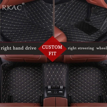 Custom fit pravej ruke riadiť auto podlahové rohože pre Škoda superb fabia octavia rýchle kodiaq yeti auto styling príslušenstvo rohože