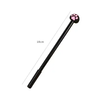 Pawprint Mačka Gélové Pero Krásne Kreslené Kawaii Školské potreby Študentov Papiernictvo 0,5 mm Čierny Atrament, Pero 50pcs/veľa DHL Rýchle dodanie