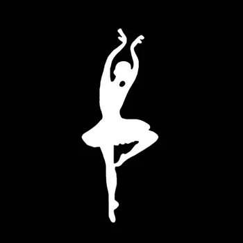 QYPF 6.1*15.6 Zaujímavé Gymnastika, Tanec Balet Dekor Auto Nálepky Vinyl Nárazníka Okno C16-2023