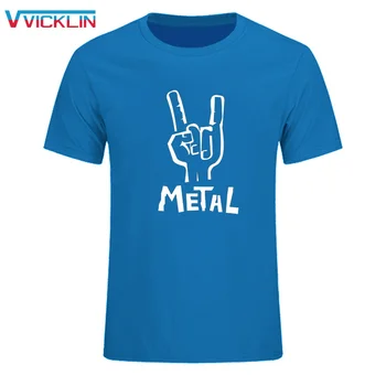 20118 nové letné módy hip-hop T-shirt tlač metal rock band T-Shirt Veľkosť voľné a ležérne pánske krátke rukáv