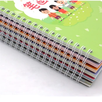 3D Drážky Copybook Deti Čínsky Praxi Rukopisu Phonics Znovu Začiatočníkov Číslice Kreslenie Copybook Deti Matematiku Quaderno